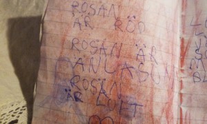 "Rosen är röd. Rosen är änglasång. Rosen är luft." Haha :)